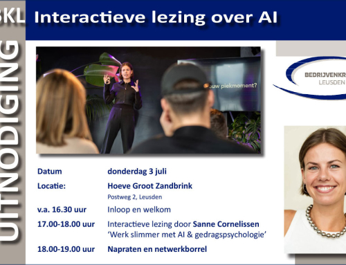 Lezing Sanne Cornelissen, 3 juli 2025